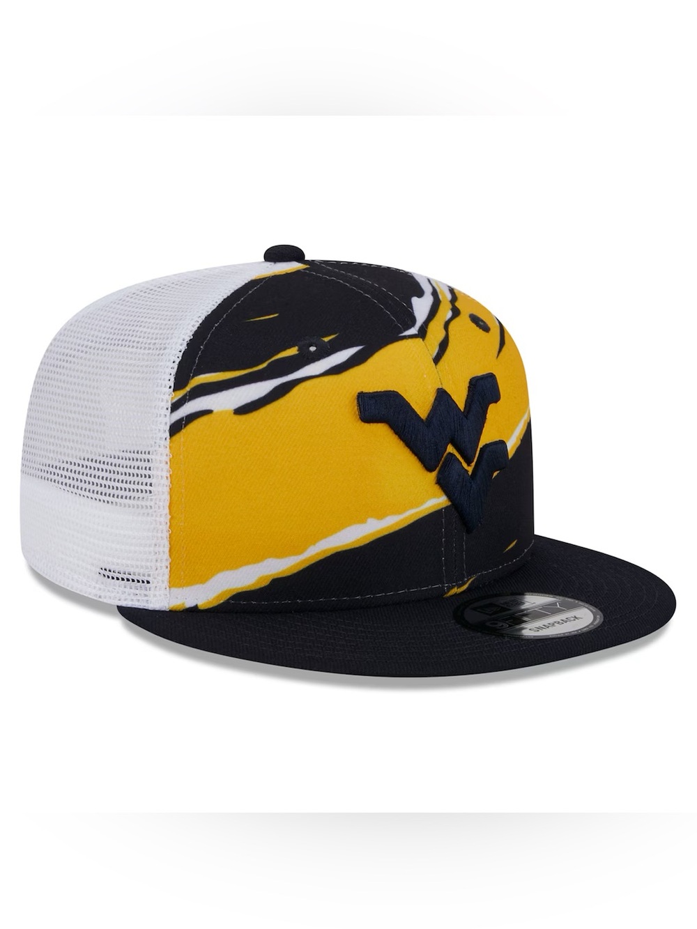 West Virginia Mountaineers Tear Trucker Snapback Hat